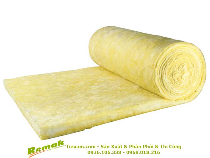Hướng dẫn lựa chọn và thi công bông thủy tinh cách nhiệt mái tôn hiệu quả Bông thủy tinh dạng cuộn không bạc