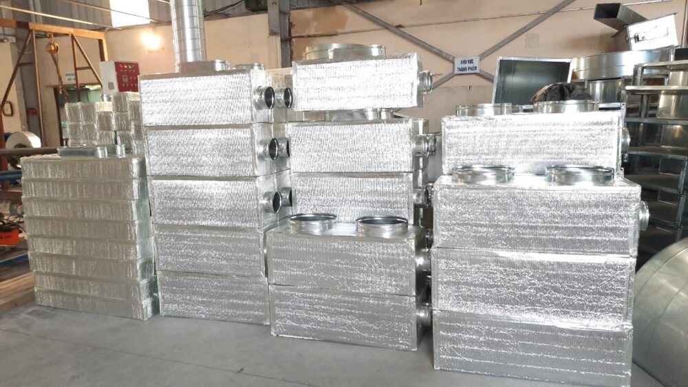 Xốp pe bọc ống gió