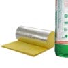 Bông thủy tinh (Glasswool) Có 1 Mặt Bạc Bông thủy tinh có 1 mặt bạc