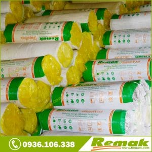 Bông thủy tinh (Glasswool) Có 1 Mặt Bạc Bông thủy tinh