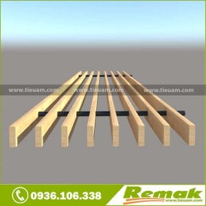 Gỗ Tiêu Âm Trần Fineline Slats Open