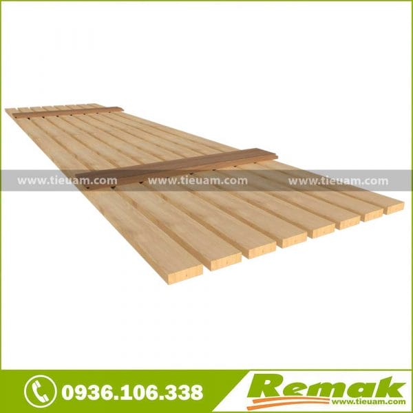 Gỗ Tiêu Âm Trần Fineline Slats Horizontal