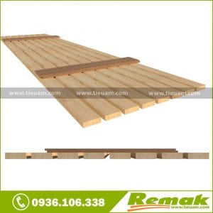 Gỗ Tiêu Âm Trần Fineline Slats Horizontal Gỗ Tiêu Âm Trần Fineline Slats Horizontal