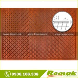 Gỗ tiêu âm rãnh vuông Remak Groove