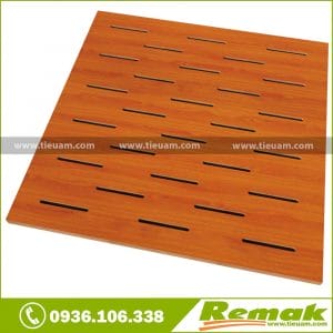 Gỗ tiêu âm soi rãnh Remak® Wooden Acoustic Slotted