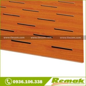 Gỗ tiêu âm soi rãnh Remak® Wooden Acoustic Slotted