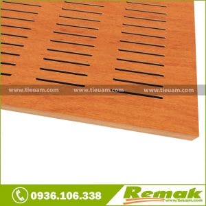 Gỗ tiêu âm soi rãnh Remak® Wooden Acoustic Slotted
