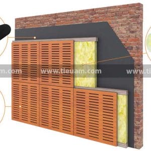 Gỗ tiêu âm soi rãnh Remak® Wooden Acoustic Slotted