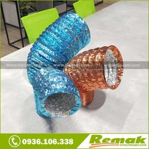 Ống gió mềm kháng khuẩn không bảo ôn 1 lớp Remak