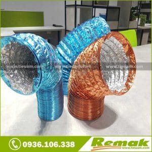 Ống gió mềm kháng khuẩn không bảo ôn 1 lớp Remak
