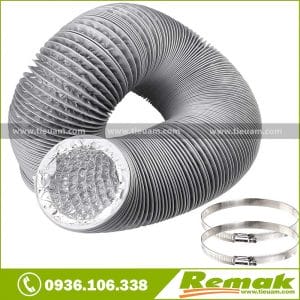 Ống gió mềm không bảo ôn 2 lớp Remak