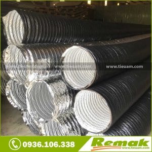 Ống gió mềm không bảo ôn 2 lớp Remak