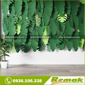 Tấm tiêu âm trang trí Acoustic sonic Jungle wall Tấm tiêu âm trang trí Acoustic sonic Jungle wall