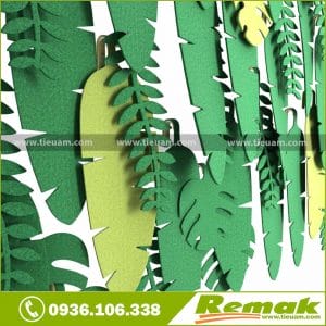 Tấm tiêu âm trang trí Acoustic sonic Jungle wall Tấm tiêu âm trang trí Acoustic sonic Jungle wall
