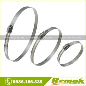 Đai xiết ống gió mềm bằng inox 304