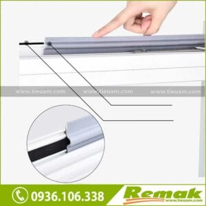 Gioăng cách âm cửa trượt, cửa lùa, cửa sổ, cửa nhôm kính (ron cách âm) Soundproof Sliding Door