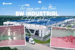 Remak® XPS cách nhiệt sàn kho tại BW Industrial Hải Phòng