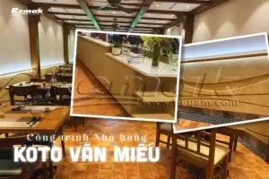 Remak® Acoustic Sonic cách âm không gian ẩm thực KOTO Văn Miếu
