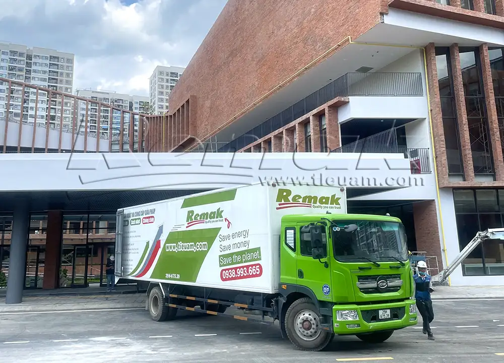 Remak® Rock wool cách âm, cách nhiệt Brighton College Việt Nam Remak® Rockwool cách âm, cách nhiệt Brighton College Việt Nam