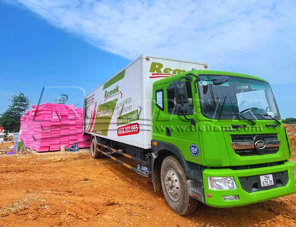 Xốp Remak® XPS cách âm, cách nhiệt Nhà máy COFO Việt Nam Xốp Remak® XPS cách âm, cách nhiệt Nhà máy COFO Việt Nam