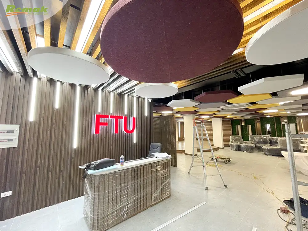 Remak® Acoustics Flexible Wood – giải pháp tiêu âm tại Đại học Ngoại thương Hà Nội Remak® Acoustics Flexible Wood – giải pháp tiêu âm tại Đại học Ngoại thương Hà Nội