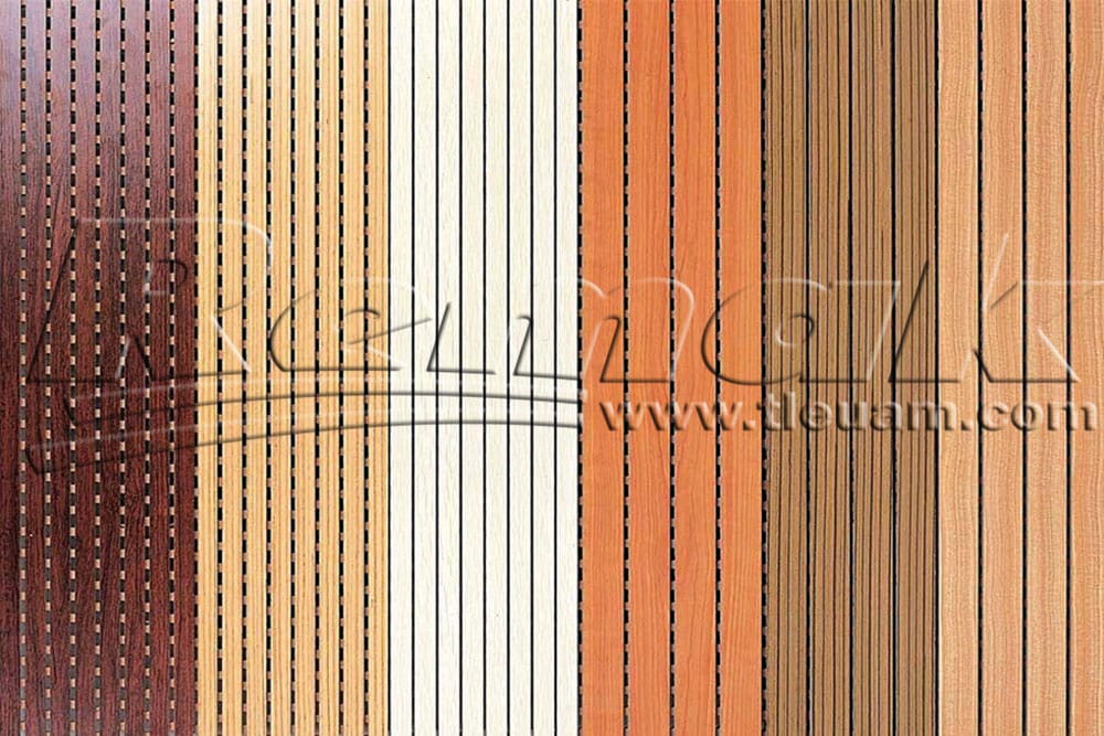 Giải pháp tiêu âm vách tường bằng Gỗ tiêu âm soi rãnh Remak® Wooden Acoustic Linear