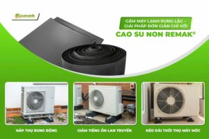 Cao su non giam chan dieu hoa chong rung